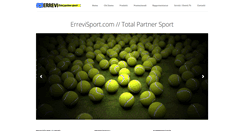 Desktop Screenshot of errevisport.com